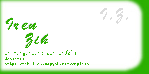 iren zih business card